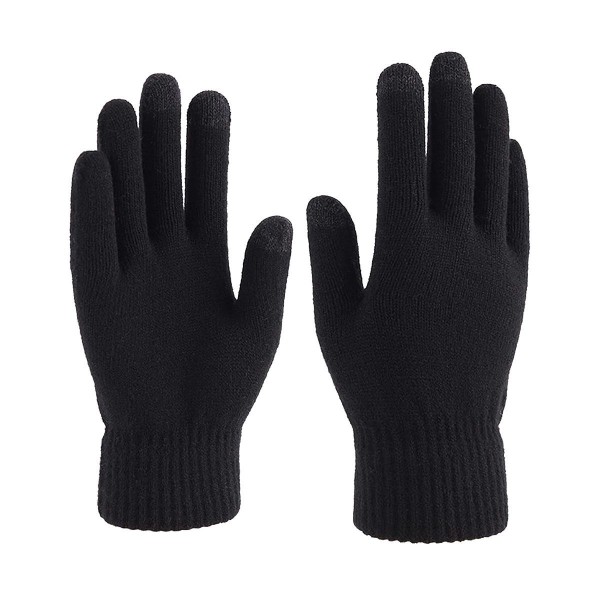 Strikkede handsker vinterhandsker mænd kvinder touchscreen vinterhandsker
