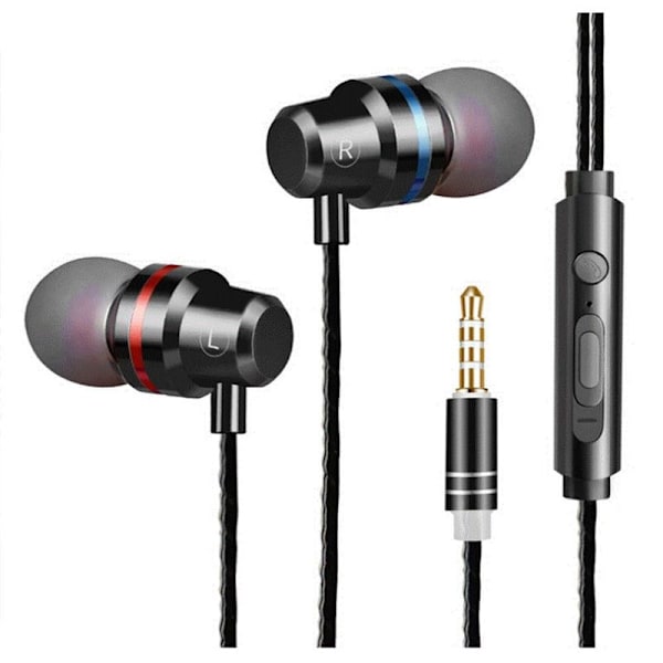 Højopløselige in-ear-headset med mikrofonstøjreduktion