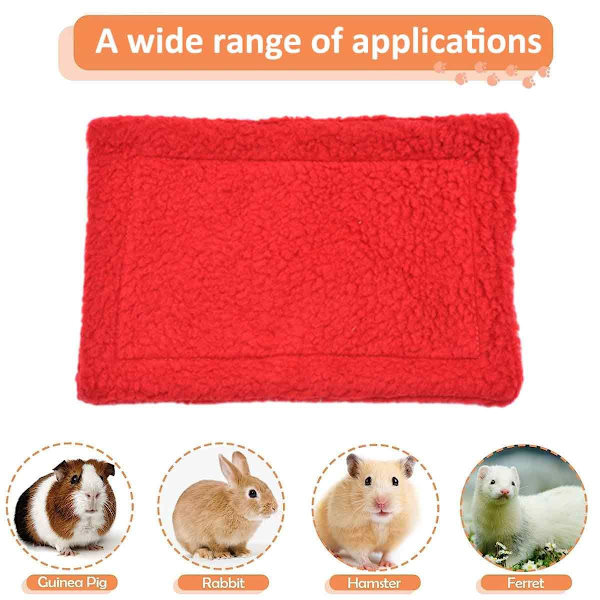 5 st husdjursdynor Hamster sovdynor Hamsterbursplacering Stor röd KLB