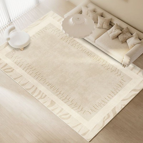 Moderne, luftigt, skridsikkert tæppe lavet af imiteret kashmir til børneværelset