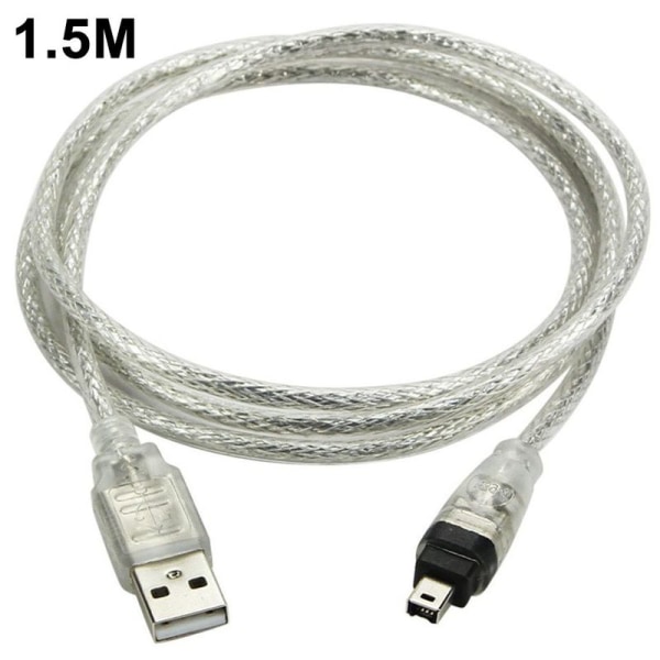 USB-kabel (han til Firewire IEEE1394a han, med 4 ben, til enheder