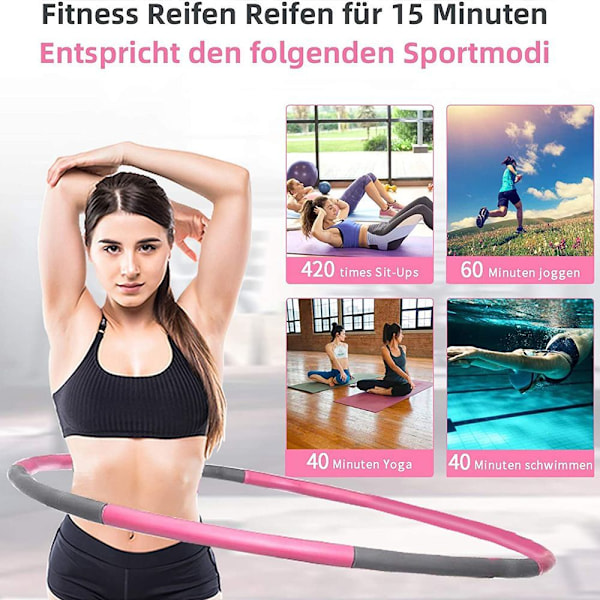 J Jietong Fengyuan Fitness Vanne, Hulavanne, Aikuisten Vanne, 1 kg Aikuisten Ja
