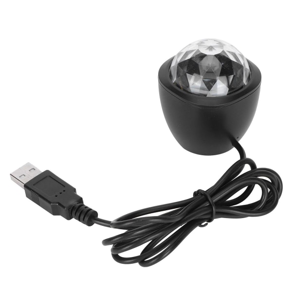 Farverig Mini USB LED Stemmestyret Lampe til DJ Scenebelysning KLB