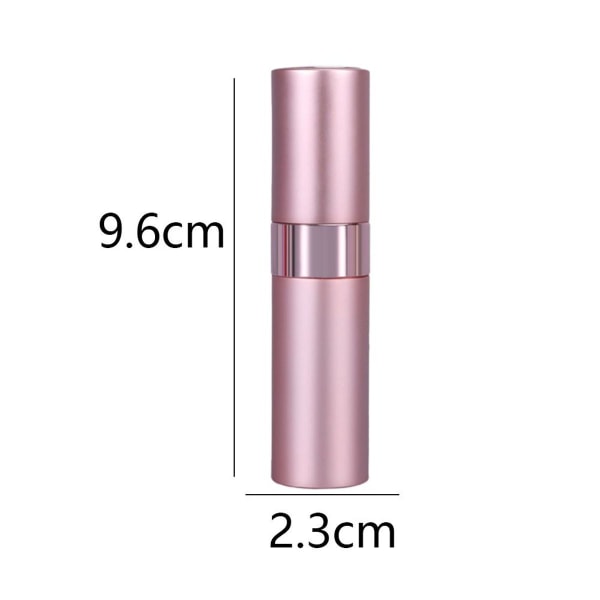 4 stk 8ml Parfumeflaske Bærbar Rejseparfumeflaske Mat Pink KLB