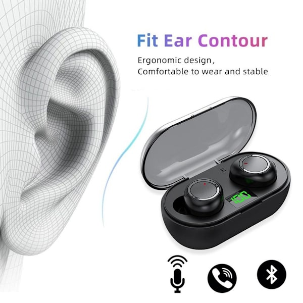Langattomat Bluetooth-kuulokkeet, Bluetooth 5.3 In-Ear Black