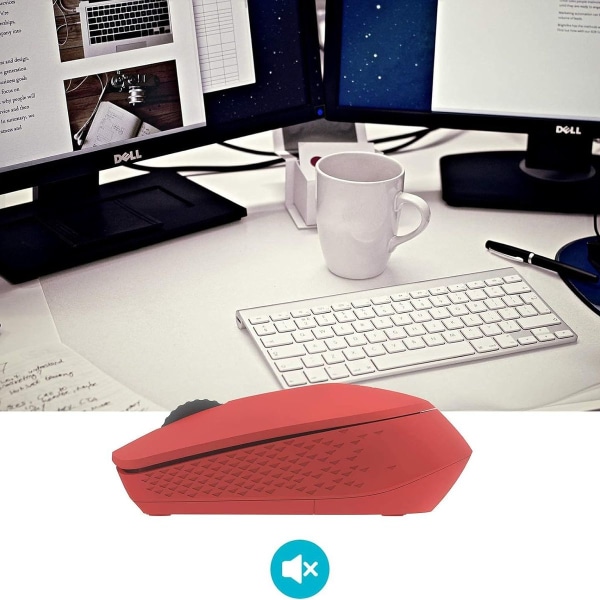 Den stillegående Bluetooth-musen med flere enheter kan enkelt bytte mellom