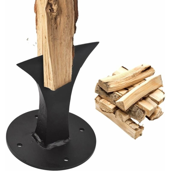 Manual Wood Splitter - Heavy Duty Quick Log Splitter Firewood Splitter for Small Fireplace Wood Stove KLB