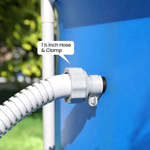 Slangadapter för pool, slangadapter med gänga, poolslang