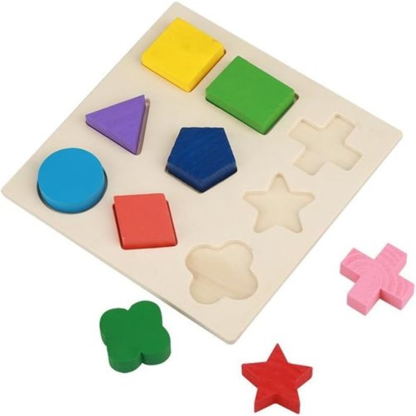 Zerodis Puinen Kuutio Geometria Puzzle Rakennuspalikat Värikäs Sopivuus Moottori Taidot