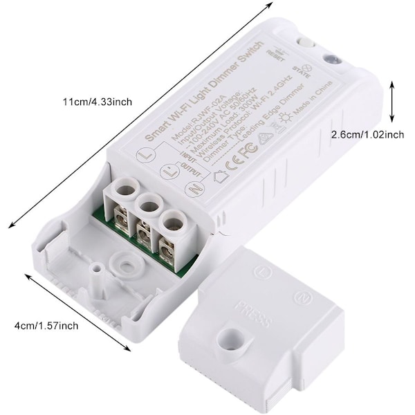 Dimbar bryter LED-driver 1 kanal 0-10V konstant KLB