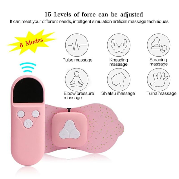 Bærbar Mini EMS Kropsafslappende Massager Elektrisk Akupunktur Massage