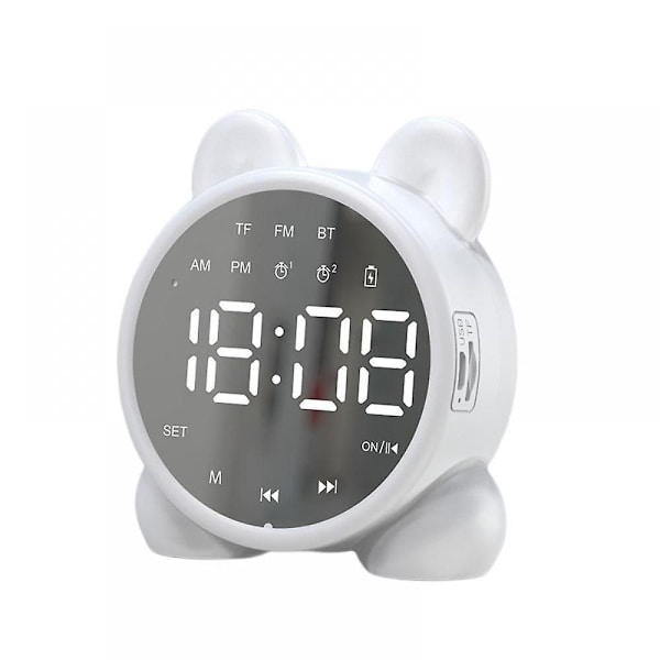Smart digital väckarklocka - Trådlös Bluetooth-högtalare