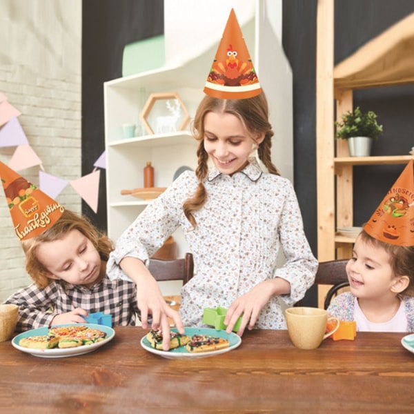 12 stk. efterår, Thanksgiving kegler glade Thanksgiving fest KLB