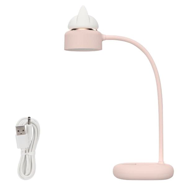 USB-ladet LED-skrivebordslampe søt katteform sammenleggbar KLB