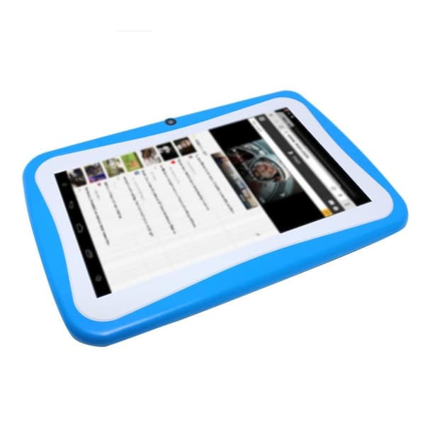7\" Kids Tablet PC 8GB Quad Core Wi-Fi Tablet PC Pad med støtsikkert KLB