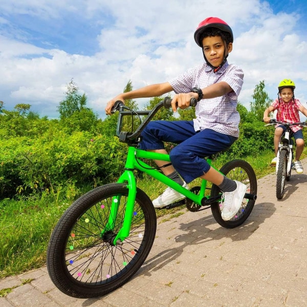 72 färgade cykel ekrar pärlor KLB