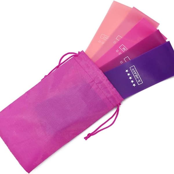 5PCS Sports Training Resistance Loop Bands Set Elastic Booty Band Set KLB