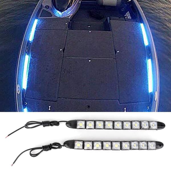 Par DC12V Blå Båd Navigation Marine Yacht Lys LED Bow KLB