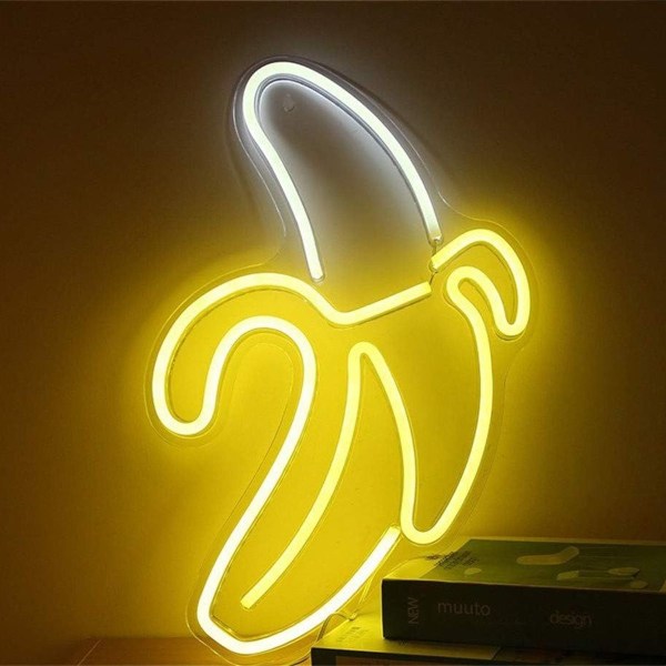 Banaani Neonkyltit LED Neon Valot Art Seinä Koristevalot Neon Valot KLB