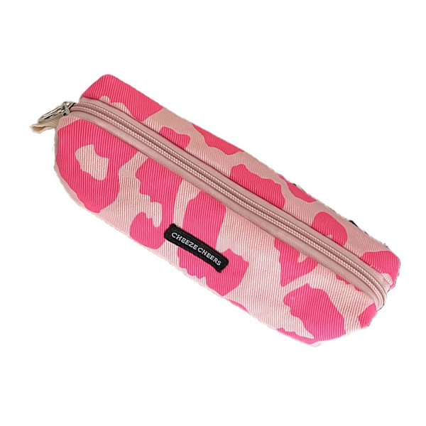 Canvas Student Stationery Pencil Case Högkvalitativt Pennfodral Rosa KLB