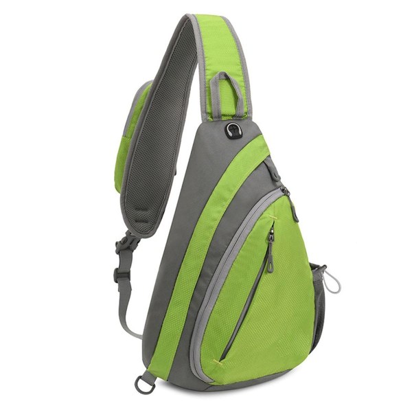 Slyngetaske til mænd og kvinder: Lille slynge rygsæk - mini skulder grøn