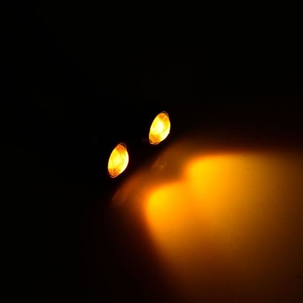 10 st mångsidiga gula bärnsten 9W LED Eagle Eye vattentäta KLB