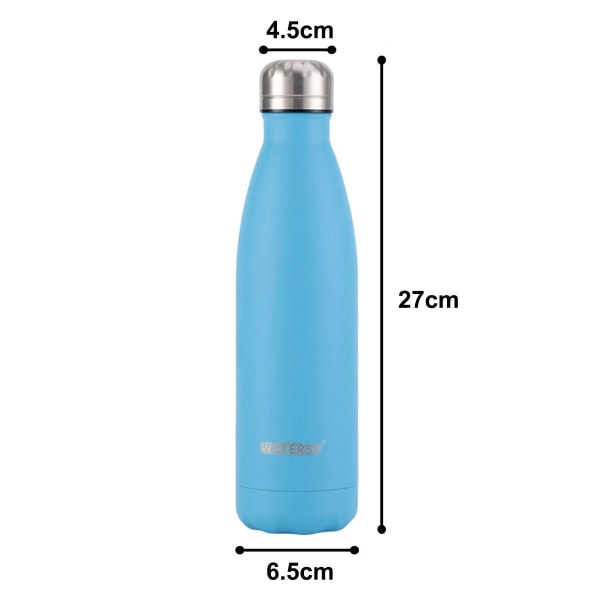 Rustfritt stål vannflaske 500 ml, egnet for karbon