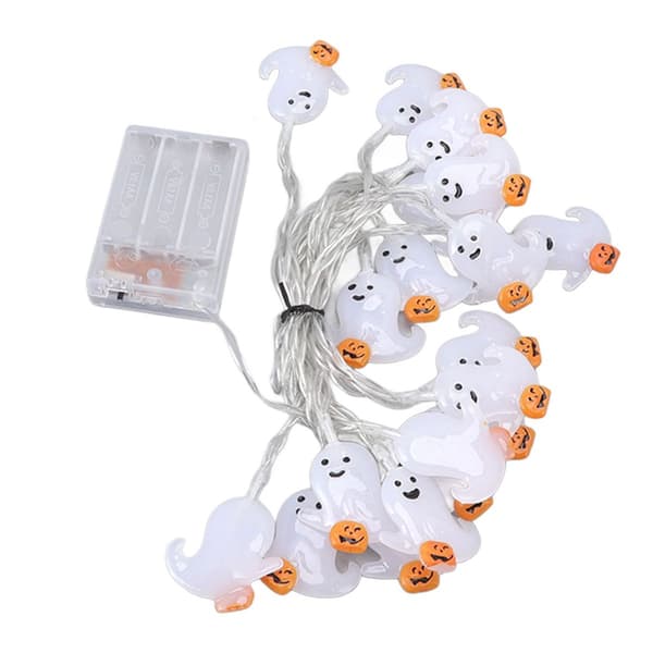 Ghost String Lights 3 Meter LED Konstant och Blinkande Läge Varm KLB