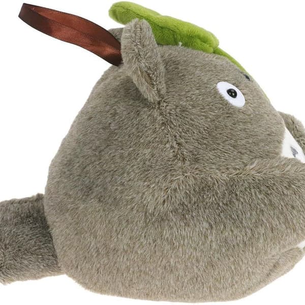 20 CM Totoro med Lotus Leaf Blød Legetøj Grå KLB