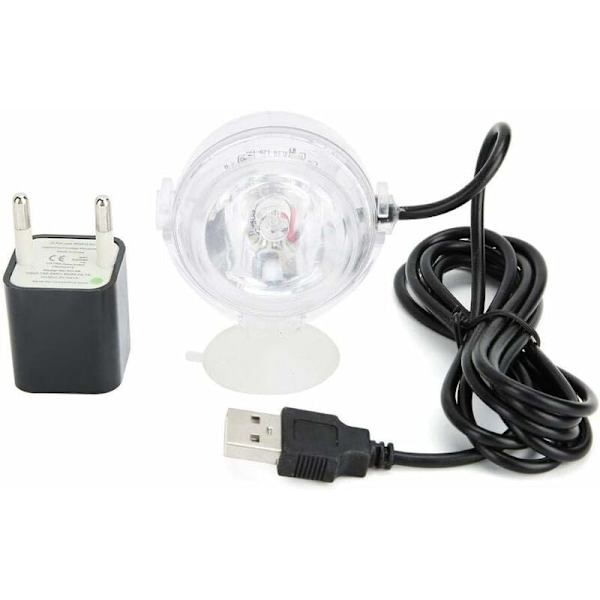 LED nedsænkelig belysning til akvarium, dam, akvarium, vase, badekar, swimmingpool (multicolor) KLB