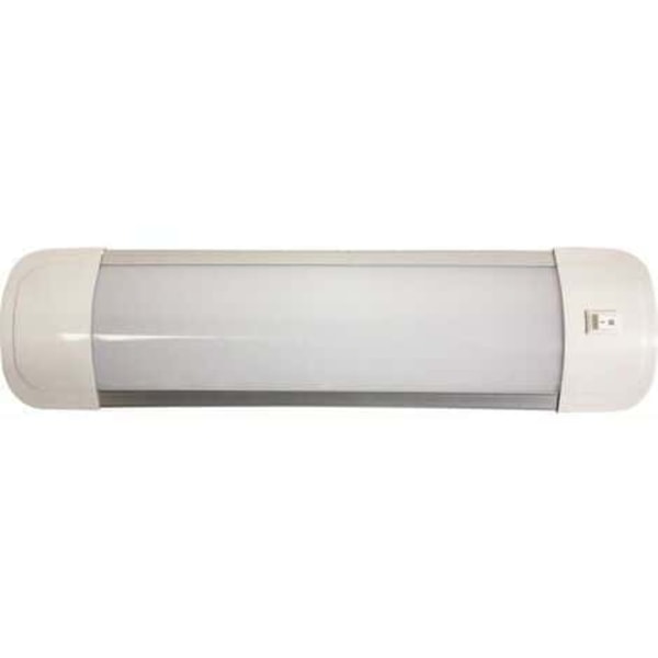 PLATT LED-LIST MED STRÖMBRYTARE 30cm 9W 720LM 3000K - IP20 - Vit