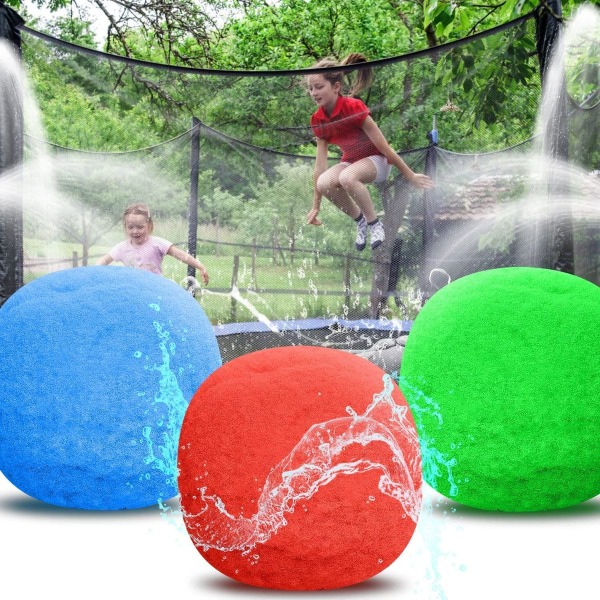 Splash Fun for Kids: Gjenbrukbare vannballongsett med 12 baller KLB