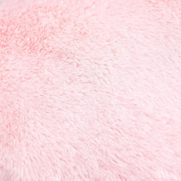 Pyntepude i polyester, 40x52 cm, pæonrosa hjerte