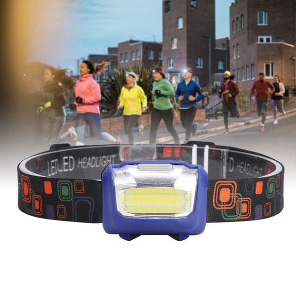 LED COB Utendørs Vanntett Hodelykt Hodelampe Camping KLB