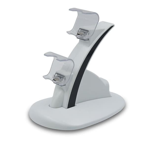 Ladestasjon lader for PS4-kontroller, Dualshock docking ladestasjon stativ med