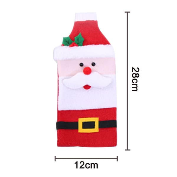 Jul Flaskväska - Handgjord - Tomte Vinflaska Keps KLB