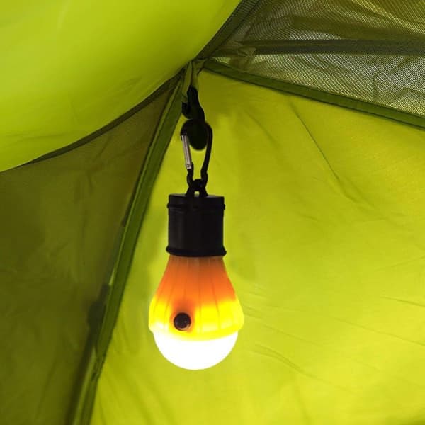 LED-teltlys 4-pak bærbar campinglyslampe telt KLB