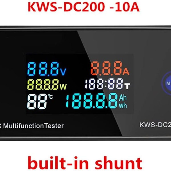 DC Digital Voltmeter Ammeter KWS DC200 10A
