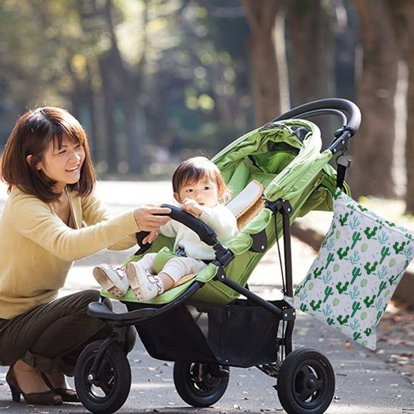 Vaskbare våde og tørre poser til babystofbleer Style1 KLB