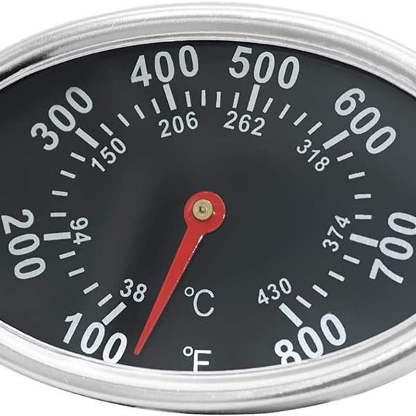 3\" Ovns Termometer Rustfritt Stål Termometer for Gassgrill Reservedeler