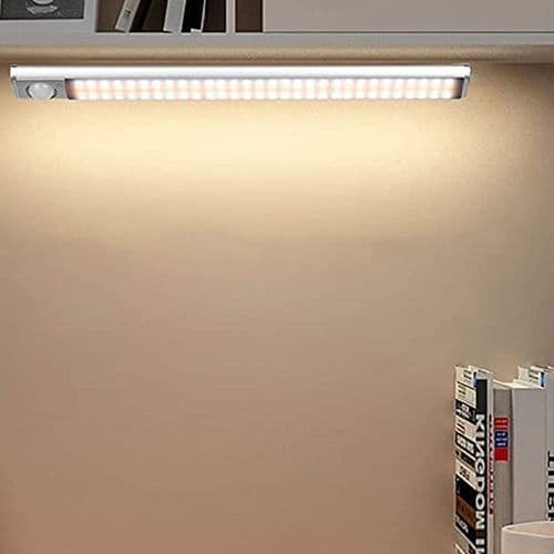 Pakke med 2 160 LED-skaplys med bevegelsessensor Under skapbelysning