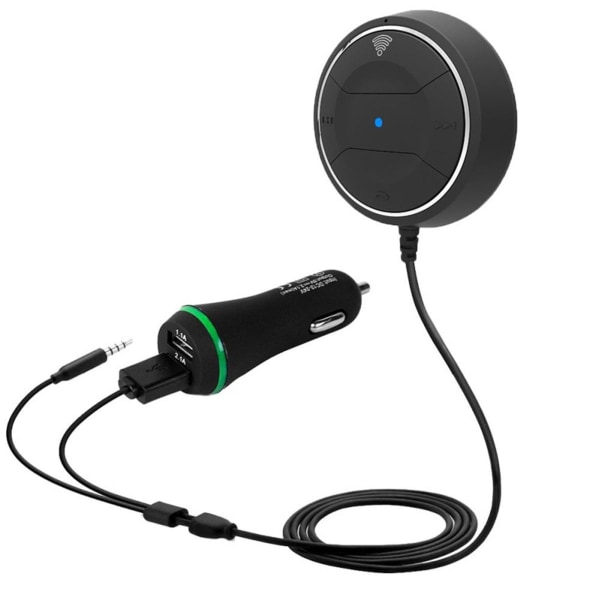 Bluetooth-mottaker bilsett med USB-billader med 2 porter og KLB