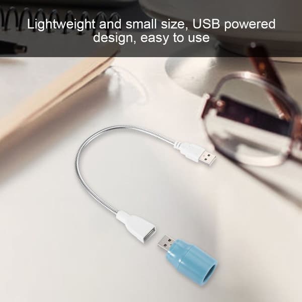 5V 1W langvarig plast mini USB LED-lampe for studie KLB