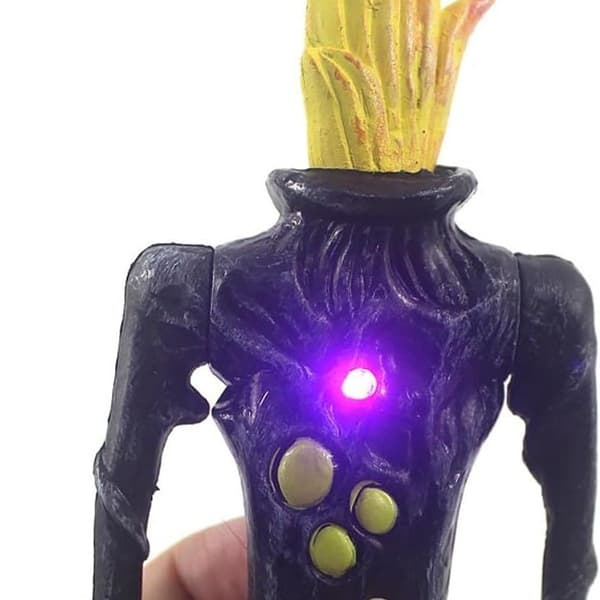 4PCS Siren Head Leke Actionfigur med Lys, Gutter Skumle Leker KLB