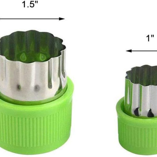 Keksformar set, tillverkade av rostfritt stål, för barn, grönsaker, frukt, 12 delar