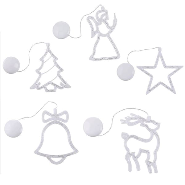 LED julevindueslys - festlige silhuetter for julestemning
