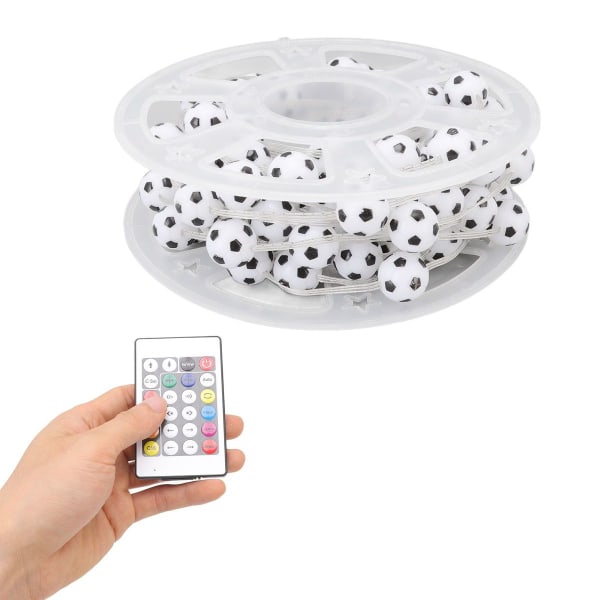 Fu boll ljusslinga, USB-driven APP röstfjärrkontroll KLB