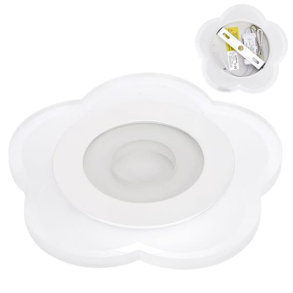 Modern blomformad LED-vägglampa för sovrum och vardagsrum KLB