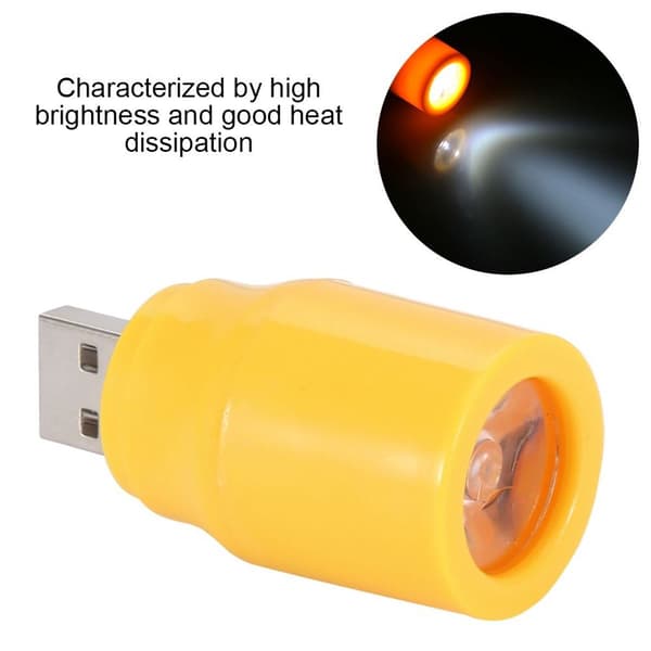 5V 1W långvarig plast mini USB LED-lampa för studier KLB