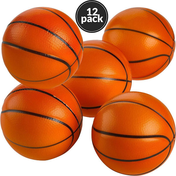 Mini Basketball Stressbolde små skumbasketbolde KLB